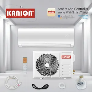 18000BTU 60HZ 208-230V Deluxe veggente 16 Inverter Ductless tipo Split/pompa di calore Smart split Type condizionatori d'aria