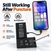 Batterie de diagnostic haute capacité pour iPhone 13 14 15 16 Pro Max – Remplacement de batterie de téléphone avec test de sécurité anti-perforation industriel