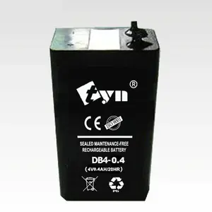 4v0.4ah Lead Acid Maintenance Free Rechargeable Battery For electronic mosquito swatter