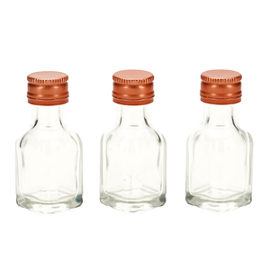<strong>Mini</strong> Glass Cute Portable Tasting Liquor <strong>Bottle</strong> Vodka Gin Rum Whisky Tequila 50ml Aluminum Screw Cap <strong>Wholesale</strong> - Product Image 5