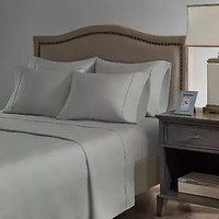 Ensemble de draps en bambou de qualité supérieure, 6 pièces, poches profondes, draps et taies d'oreiller