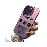 Coques de téléphone portable tendance Omerta Laser PC Shell Premium pour XS XR 7 8 11 12 13 Mini 14 15 16 Pro Max