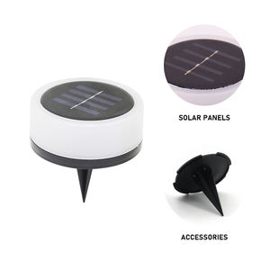 2024 vendita calda Rgb cortile decorativo giardino disco piccolo Led ad energia solare indicatore di Spike di <span class=keywords><strong>terra</strong></span> - Product Image 2