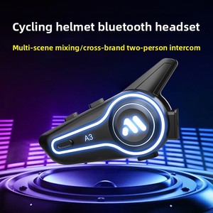 Auriculares para Casco de Motocicleta con Batería de Larga Duración y Control por Voz para Cascos Integrales y Abiertos, Modelo A3 Nuevo - Product Image 1