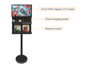 OEM piso estación de carga del teléfono celular <span class=keywords><strong>27</strong></span> pulgadas de pantalla LCD de pantalla con el catálogo de - Product Image 2