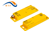 Sensor de Seguridad Magnético Sin Contacto Tipo SICK RE21-SA05, 1NO 1NC, Cable de 5m, PL E Cat 4 Tipo 4 IP67, Sensor de Protección de Puerta con Actuador