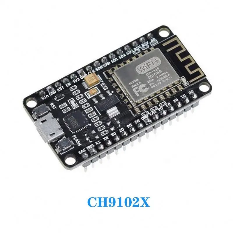 โมดูลไร้สาย NodeMcu V3 CH340 Lua WIFI อินเทอร์เน็ตของสิ่งของบอร์ดพัฒนา ESP8266 พร้อมเสาอากาศ Pcb และพอร์ต USB สําหรับ Arduino