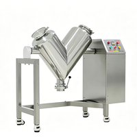 Agitateur Mélangeur Automatique avec Pompe Moteur pour Poudres d'Assaisonnements Personnalisées, Baril en Acier Inoxydable SUS304/SUS316L de Qualité Alimentaire 50L