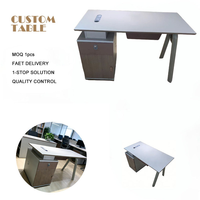 Certified Modern Office Desks Computer Workstation Modular 1-6 Person Freely Combinable Customizable Durable Factory Direct