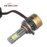 Ampoule de phare LED haute performance 9012 100W anti-éblouissement résistante aux vibrations lumière blanche froide pour la conduite