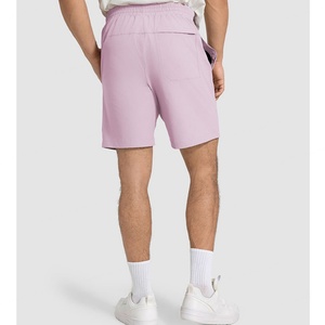 Nouveau stock en gros – Short de bain décontracté pour homme, en tissu polyester et toile, séchage rapide, respirant, avec logo personnalisé - Product Image 3