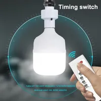 Douille LED Intelligente 2026 E27 AC85-265V ABS à Visser avec Télécommande Infrarouge et Minuteur, Changement de Couleur, Prise Universelle, Installation Facile, Usage Domestique