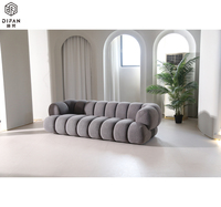 Nouveau design contemporain confortable tissu matériel chambre salon canapé ensemble pour hôtel villa