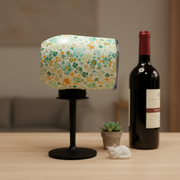COOTTY Vaso de Vino de Acero Inoxidable de 12 oz, Vaso Térmico al Vacío, Copa de Vino de Doble Uso, Copa de Vino con Base Extraíble, Copa de Cóctel