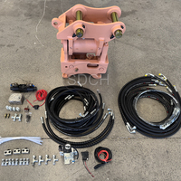 Attache rapide hydraulique inclinable pour excavatrice de 6 tonnes avec rotation