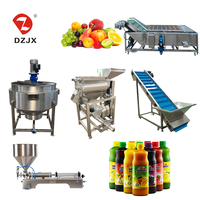 DZJX Volledig Automatische Productielijn voor Geconcentreerd Fruitpulp voor Duindoorn Sap Puree Drank Pulpmachine