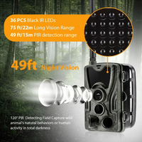 Caméra de chasse 2G 20MP 1080P, caméras de surveillance SMS/MMS/SMTP, pièges photo, temps de déclenchement de 0,3s, vision nocturne pour la faune