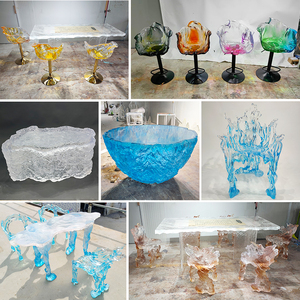 Table de bar R003 en cristal lumineux pour salle de bal d'hôtel, zone de banquet, mobilier d'événement de luxe - Product Image 2