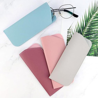 Étui à lunettes en PU personnalisé, étui à lunettes en cuir de haute qualité, sac à lunettes multifonction souple