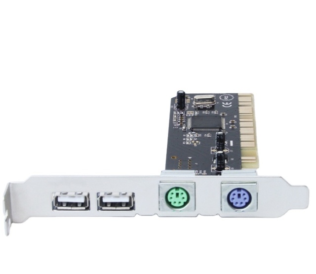 WINTEK PCI to PS2 and USB2.0 2 Port Combo Adapter CE Certified in Stock