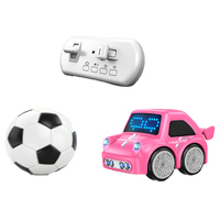 Mobil RC Pintar 5 in 1 dengan Remote Control, Sensor Gerakan, Penghindar Rintangan, Pengikut Garis, Sepak Bola, Lampu LED, Musik, Mainan untuk Anak-anak