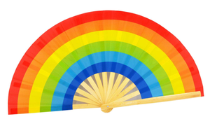 Éventail chinois pliable personnalisé en tissu imprimé sur une face, 33 cm, grand éventail de kung-fu - Product Image 2