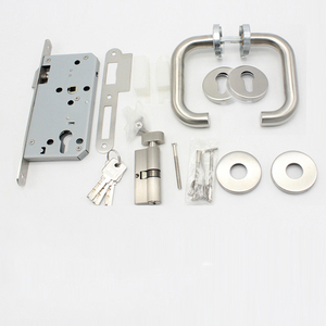 Khóa cửa chống cháy tiêu chuẩn Châu Âu bằng thép không gỉ 304 Khóa tay cầm lõi đồng cao cấp phổ thông - Product Image 5