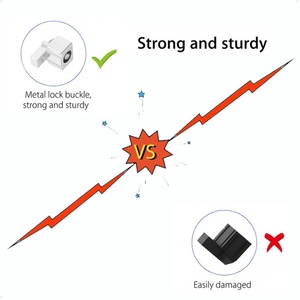 ขายส่งตัวล็อคโลหะสำหรับหัวเข็มขัดแบบ NS ตัวล็อคแบบคลิปล็อคแบบเลื่อน - Product Image 2