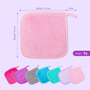 <span class=keywords><strong>Serviette</strong></span> <span class=keywords><strong>démaquillante</strong></span> pour le visage avec logo personnalisé OEM 20*20 cm pour femmes, lingettes en microfibre réutilisables, gomme magique <span class=keywords><strong>démaquillante</strong></span>, chiffons démaquillants pour le visage - Product Image 2