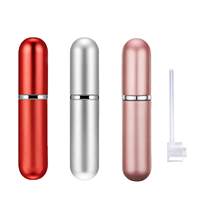 Flacon pulvérisateur de voyage portable en verre de 10 ml, rechargeable, design carré, sérigraphié, pour atomiseurs et contenants de parfum