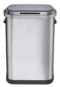 سلة مهملات للمطبخ/المكتب/المطعم من المعدن المصقول بالستانلس ستيل قائمة بمستشعر حركة 50 لتر (13 جالون) للاستخدام الداخلي/الخارجي - Product Image 3