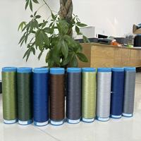 Fil texturé DTY 100 % polyester certifié Oekotex 100/48, haute ténacité, écologique, recyclable, absorbant l'humidité, pour tricotage brut