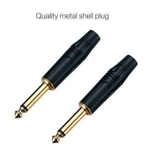 Cavo per Strumenti Yinyu GTC039 6.35mm 1/4 di Pollice 24AWG, Cavo Patch Dritto per Chitarra <span class=keywords><strong>Elettrica</strong></span>, Tastiera e <span class=keywords><strong>Pedaliera</strong></span> - Product Image 2