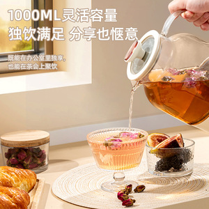 Wifer Smart Kettle 1.5L Electric Herbal Tea Maker With Timer And Touch Control For Home Use - Product Image 4