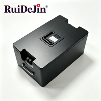 OEM ODM Batterie au lithium LiFePO4 6000 cycles pour chariot de manutention AGV (Automated Guided Vehicle) avec chargeur et écran d'affichage