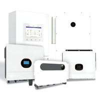 Système de stockage solaire hybride complet 12 kW, tous les composants prêts à l'emploi, prise en charge de la nomenclature personnalisée pour les distributeurs et les installateurs solaires
