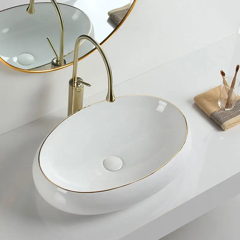 Gold bathroom sink set bathroom vanity single sink various specifications wash basin designs in india with price