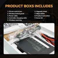 Panel de Interruptores Magnético de 6 Canales con Control Remoto Inalámbrico para Toyota Hilux Land Cruiser 4x4, Accesorios Todoterreno
