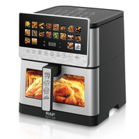 Freidora de Aire RAF de 9.0L de Gran Capacidad, 2100W, Pantalla Táctil Digital, Sin Aceite, Circulación de Aire de 360°, Electrodoméstico de Cocina Multiusos