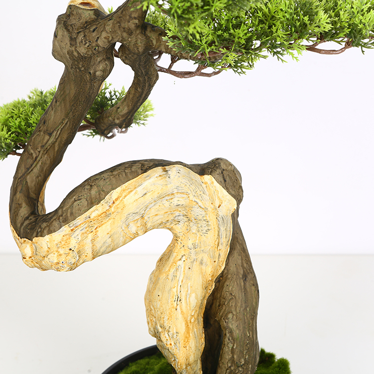 Expédition rapide D'arborvitae Cèdre Thuya Cyprès Feuilles Plante Bonsaï artificiel bureau plante