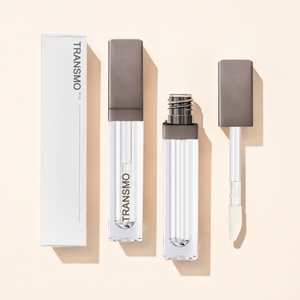 Emballage de gloss à lèvres avec gros pinceau, logo personnalisé, tubes d'huile à lèvres 8,5 ml, tubes de gloss à lèvres vides avec gros pinceau - Product Image 1