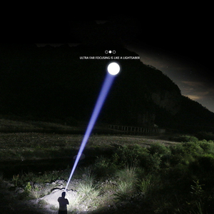 Nouvel affichage de puissance numérique Laser blanc Rechargeable par USB Super lumineux Portable Zoom télescopique lampe torche <span class=keywords><strong>LED</strong></span> lampe de poche tactique - Product Image 3