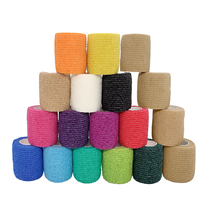 Bandage élastique auto-adhésif personnalisé en non-tissé, unisexe, pour le sport, jetable, pour poignet, doigt d'animal ou protection de doigt pour le football