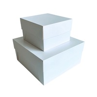 Boîtes d'emballage pour gâteaux en carton ondulé personnalisées avec fenêtres transparentes et poignées pour desserts et pâtisseries