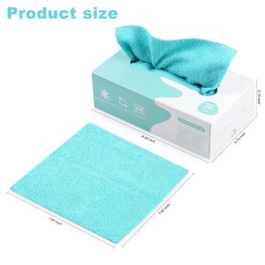 قماش الألياف الدقيقة القابل لإعادة الاستخدام من نوع Edgeless ، 20 عدد المايكروفايبر في صندوق - Product Image 2