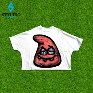 Camiseta de Hombre al por Mayor, Fabricada en EE. UU., Corte Regular, 100% Algodón, Oversize, Corta, Lisa, Cuello Redondo, Impresión Digital, Estilo Hip Hop - Product Image 1