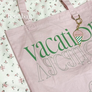 Eco Friendly Pink Foldable Shopping Bag Custom Logo Tote Bag Reusable Lightweight Washable Canvas Grocery Bag - Product Image 5