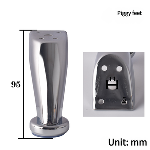 Fabbrica vendita diretta sedia Piglet gambe divano gambe mobili metallo metallo sgabello sgabello armadietto gambe supporto piedi - Product Image 6
