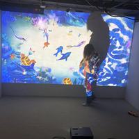 Nouveaux produits Jeux de projection immersifs pour enfants Système de projection d'hologramme 3D interactif au sol