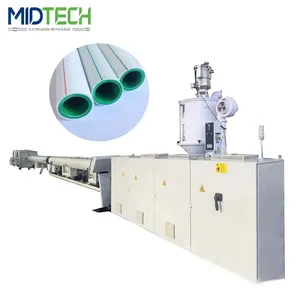 Plastic Multi Layers PPR Glass Fiber Reinforced Hot Water Composite Pipe Extrusion Production Line